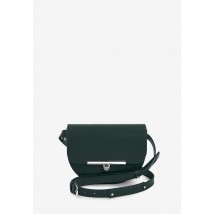Women's leather crossbody belt bag Bridget green