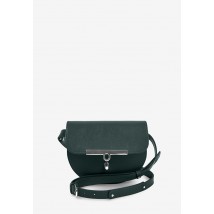 Women's leather crossbody belt bag Bridget green