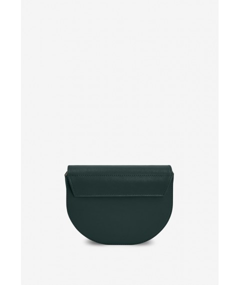 Women's leather crossbody belt bag Bridget green