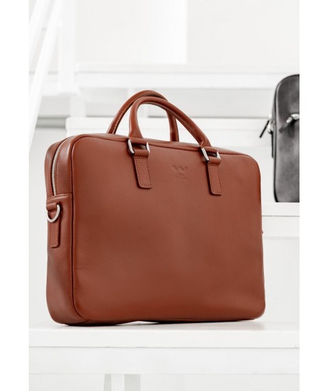 Leather business bag Briefcase 2.0 light brown