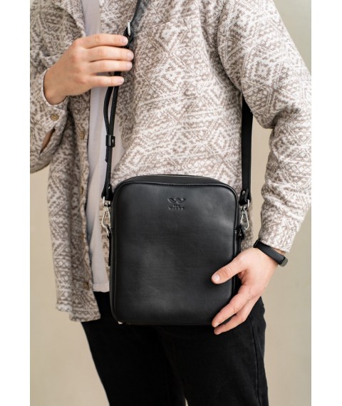 Challenger S leather bag black