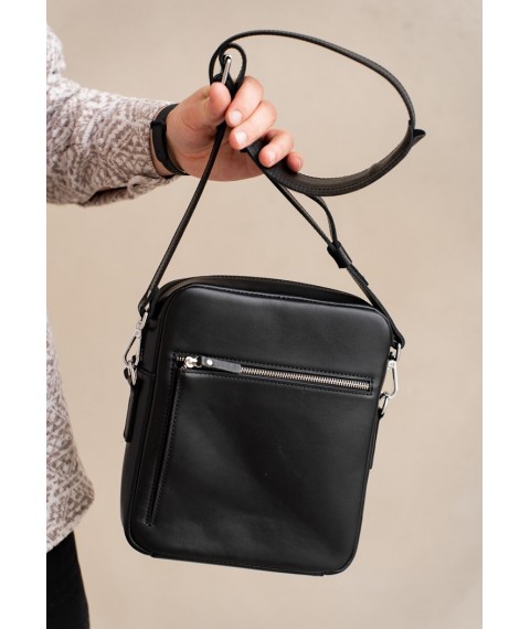 Challenger S leather bag black
