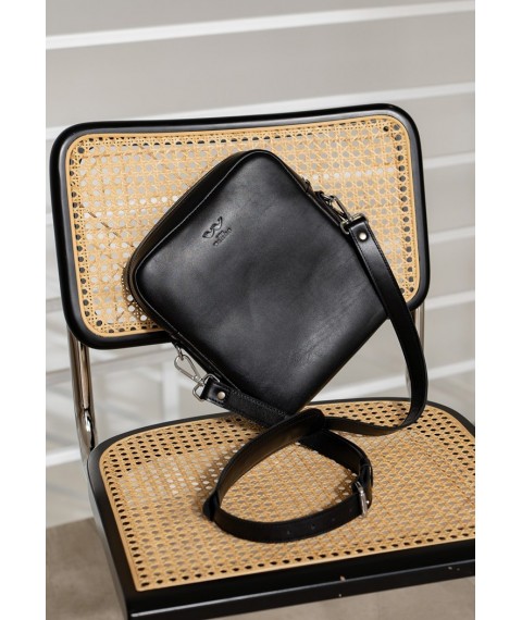 Challenger S leather bag black