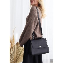 Women's leather bag Classic black