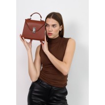 Женская кожаная сумка Futsy Светло-коричневая