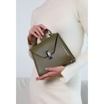Women's leather bag Futsy Olive