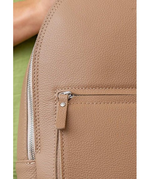 Leather backpack Groove M caramel flotar