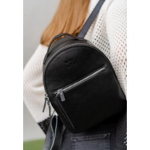 Leather backpack Groove S black