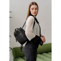 Leather backpack Groove S black