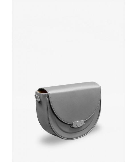 Women's leather bag Kira gray