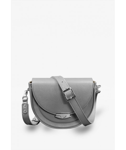 Women's leather bag Kira gray