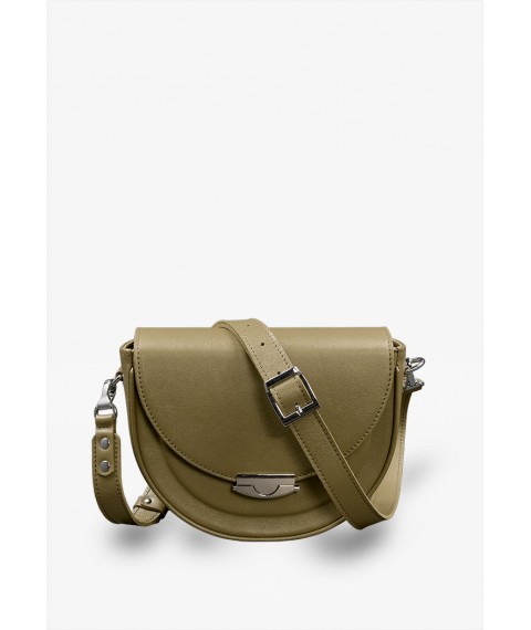 Women's leather bag Kira olive