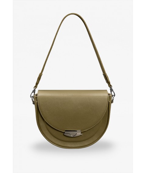 Women's leather bag Kira olive