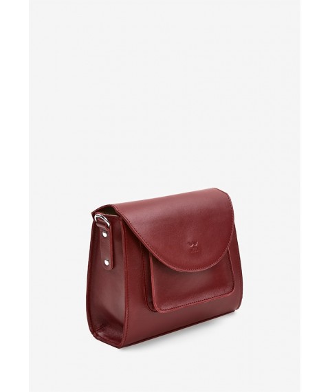 Women's leather bag Liv burgundy