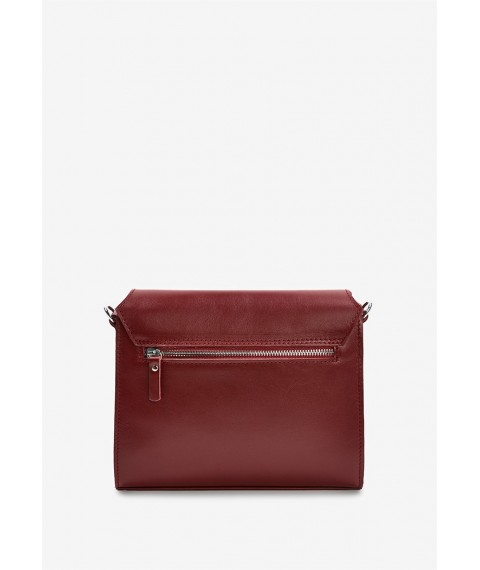 Women's leather bag Liv burgundy