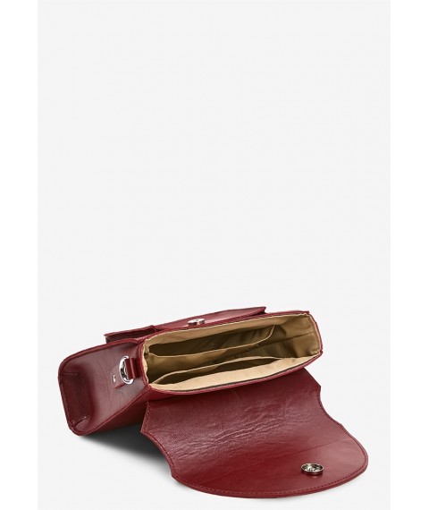 Women's leather bag Liv burgundy