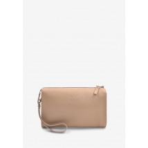 Leather mlatch light beige