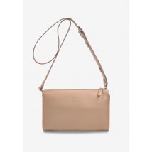 Leather mlatch light beige