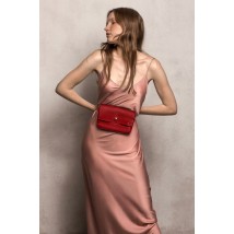 Playday leather belt bag red