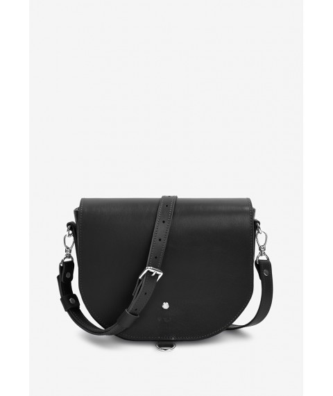 Women's leather bag Ruby L black