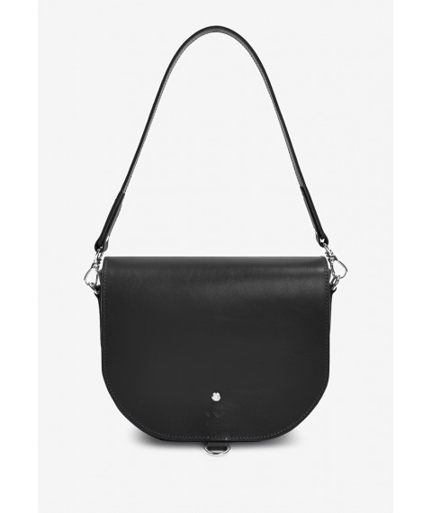 Women's leather bag Ruby L black