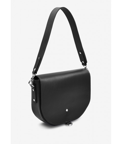 Women's leather bag Ruby L black
