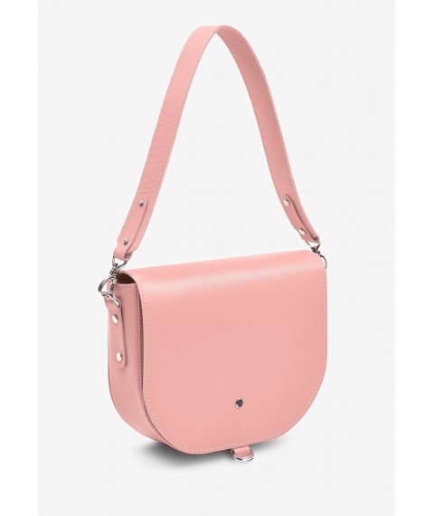 Women's leather bag Ruby L pink