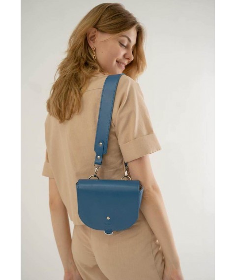 Women's leather bag Ruby S bright blue