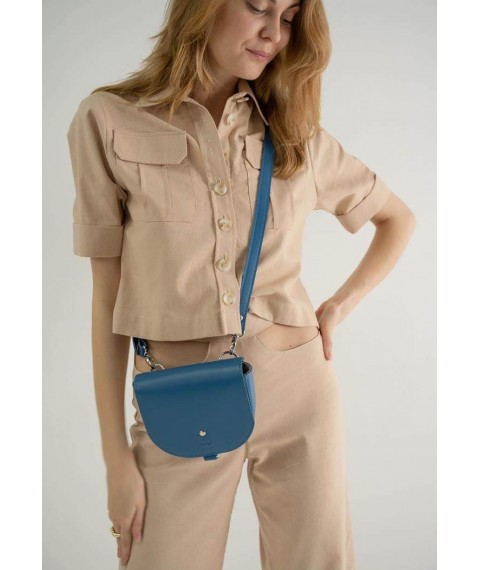 Women's leather bag Ruby S bright blue