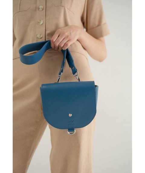 Women's leather bag Ruby S bright blue