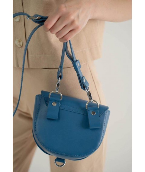 Women's leather bag Ruby S bright blue