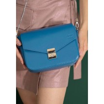 Жіноча шкіряна сумочка Yoko яскраво-синя