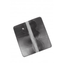 Leather travel case black