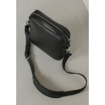Leather bag Challenger S black flotar