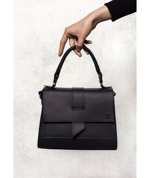 Women's leather bag Ester black