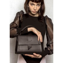Жіноча шкіряна сумка Ester чорна