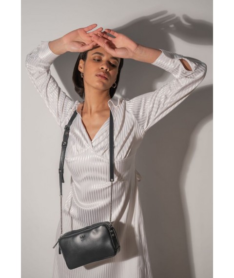 Faith leather bag black