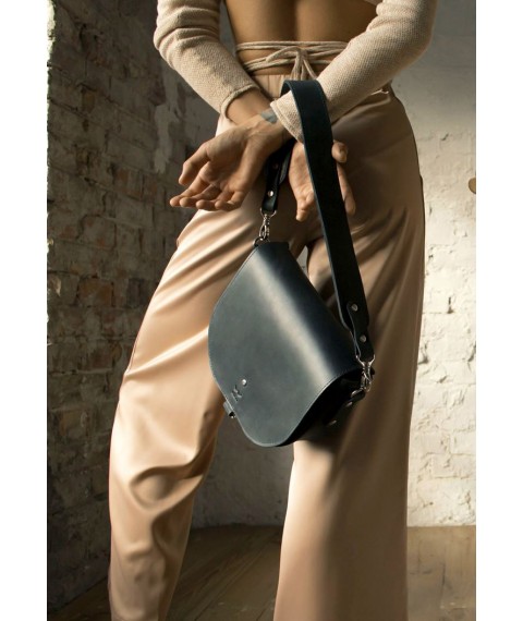 Women's leather bag Ruby L black