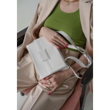 Women's leather Kelly bag white