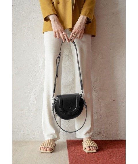 Women's leather bag Mandy black