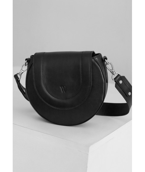 Women's leather bag Mandy black