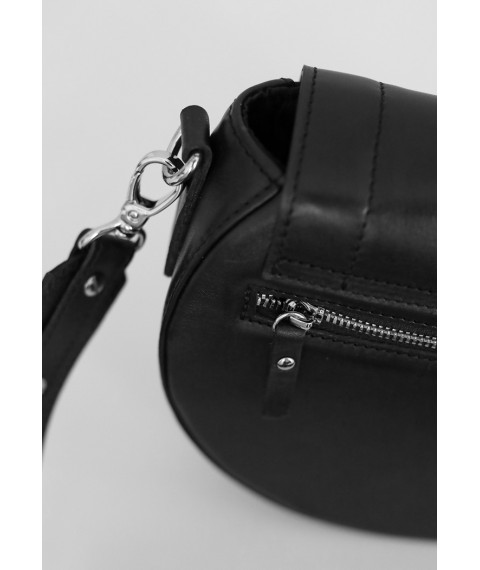 Women's leather bag Mandy black