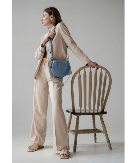 Women's leather bag Mandy blue