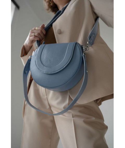 Women's leather bag Mandy blue