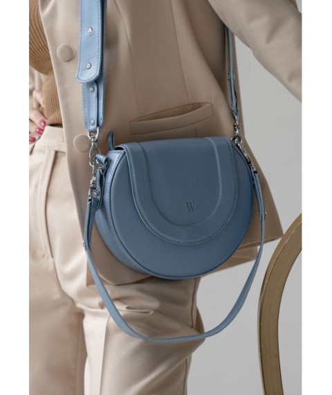 Women's leather bag Mandy blue