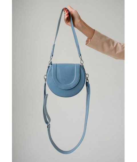 Women's leather bag Mandy blue
