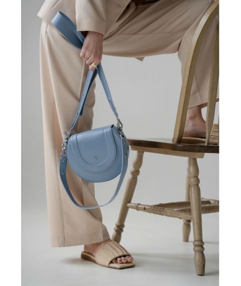 Women's leather bag Mandy blue