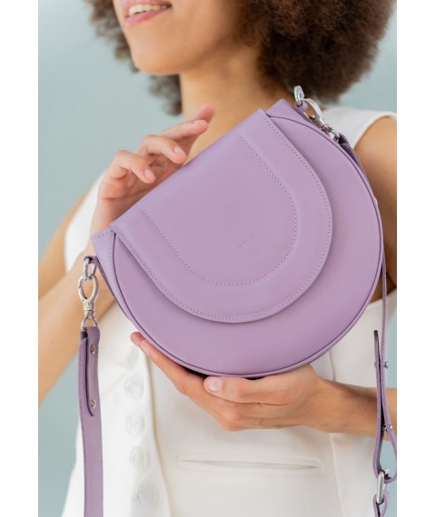 Women's leather bag Mandy lavender