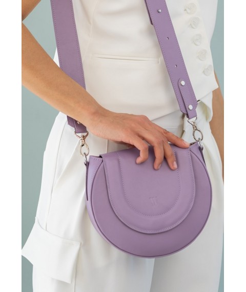 Women's leather bag Mandy lavender