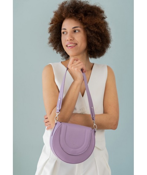 Women's leather bag Mandy lavender